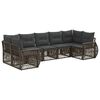 vidaXL Ensemble de canap&eacute; de jardin 7 pc 7-Nombre de places