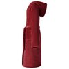 vidaXL Peignoir avec capuche Rouge Bordeaux m Flanelle
