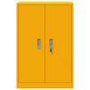 vidaXL Armoire de rangement Jaune moutarde 60 x 40 x 90 cm Acier