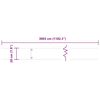 vidaXL Bordures de pelouse 30 pcs blanc 20x103 cm acier laminé à froid