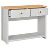 vidaXL Table console Gris 97 x 35 x 76 cm