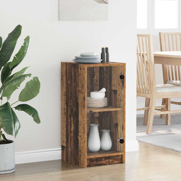 vidaXL Buffet Bois ancien 35 x 37 x 76 cm Bois d'ing&eacute;nierie