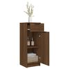 vidaXL Armoire de bain Ch&ecirc;ne marron 32x34x90 cm Bois d'ing&eacute;nierie