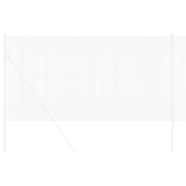 vidaXL Clôture en fil soudé Argent 0.4 x 10 m Acier