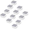 vidaXL Lampes LED enterr&eacute;es 12 pcs 100x100x68 mm