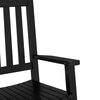 vidaXL Chaises &agrave; bascule enfants lot de 2 noir bois de peuplier massif