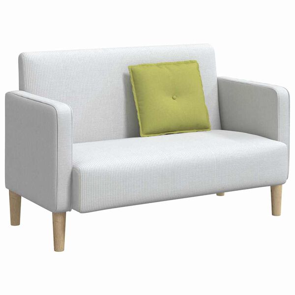 vidaXL Coussin de Dos Vert clair 50 x 19 x 45 cm tissu