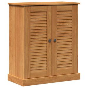 vidaXL Armoire de salle de bain avec porte VIGO Marron et Marron Miel