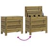 vidaXL Salon de jardin 10 pcs bois de pin impr&eacute;gn&eacute;