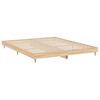 vidaXL Cadre de lit sans matelas ch&ecirc;ne sonoma 120x200 cm