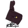 vidaXL Fauteuil de massage Violet Tissu