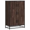 vidaXL Buffet haut ch&ecirc;ne marron 68x35x106,5 cm bois ing&eacute;nierie m&eacute;tal