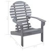 vidaXL Chaise Adirondack Bois d'acacia massif Gris