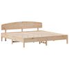 vidaXL Cadre de lit sans matelas 200x200 cm bois massif de pin