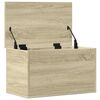 vidaXL Bo&icirc;te de rangement ch&ecirc;ne sonoma 60x35x35 cm bois d'ing&eacute;nierie