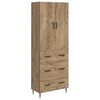 vidaXL Ensemble de Meubles 2 pc 66 x 34,5 x 90 cm Bois d'ing&eacute;nierie