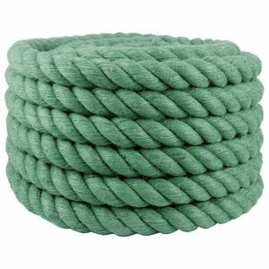 vidaXL Corde en Jute 40 mm Vert Jute 100% Tossa