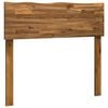 vidaXL T&ecirc;te de lit en bois brut ROSTOCK Naturel 90 cm