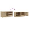vidaXL Meubles TV 2 pcs Chêne sonoma 80x35x36,5 cm Bois d'ingénierie