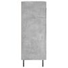 vidaXL Buffet gris b&eacute;ton 69,5x34x90 cm bois d'ing&eacute;nierie