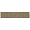 vidaXL Tapis de surface Naturel et noir 80 x 400 cm Jute