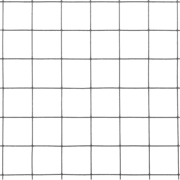 vidaXL Grillage acier avec revêtement en PVC 10x1 m gris
