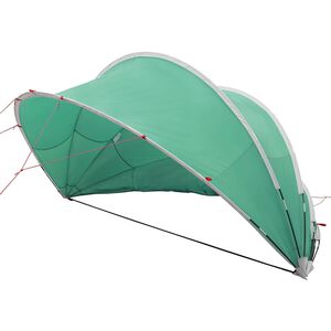 vidaXL D&ocirc;me de piscine 405 x 405 x 192 cm Vert Mer