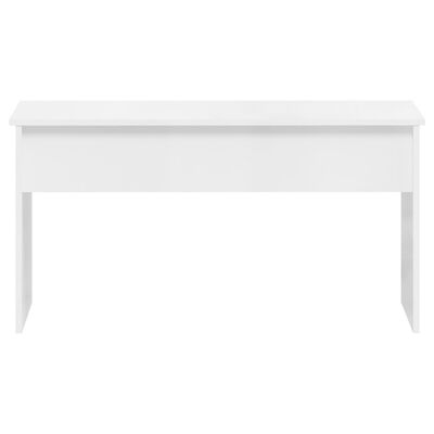 vidaXL Table basse Blanc brillant 102x50,5x52,5 cm Bois d'ingénierie