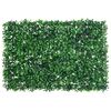 &nbsp;vidaXL Cl&ocirc;ture &agrave; feuilles d'arbustes artificiels 24 pcs Vert 40x60 cm