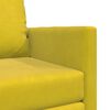 vidaXL Canapé-Lit Jaune foncé 74 x 77 x 81 cm Velours
