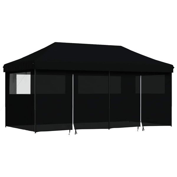 vidaXL Tente de f&ecirc;te Noir 292 x 580 x 315 cm Tissu Oxford