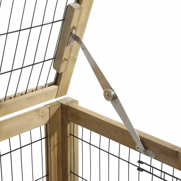 Kerbl Cage de petits animaux pour espace int&eacute;rieur 116x75x70 cm Bois