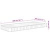 vidaXL Matelas en mousse moyennement doux 80x200 cm