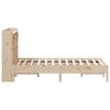 vidaXL Lit biblioth&egrave;que sans matelas 135x190 cm bois de pin massif