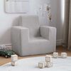 vidaXL Canap&eacute; pour enfants Gris clair Peluche douce