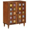 vidaXL Buffet Noyer 60 x 33 x 75 cm Bois de mangue massif