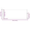 vidaXL Auvent lat&eacute;ral r&eacute;tractable de patio 180x500 cm Rouge