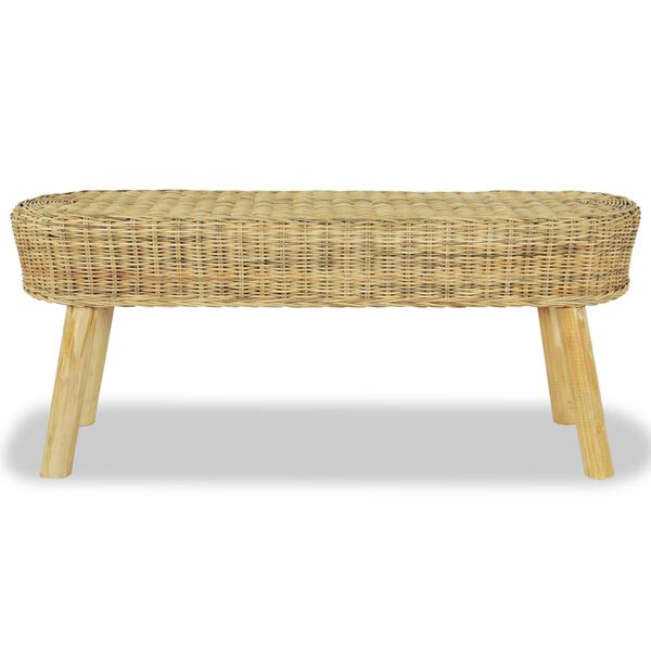 vidaXL Banc d'entr&eacute;e 110 x 35 x 45 cm Rotin naturel