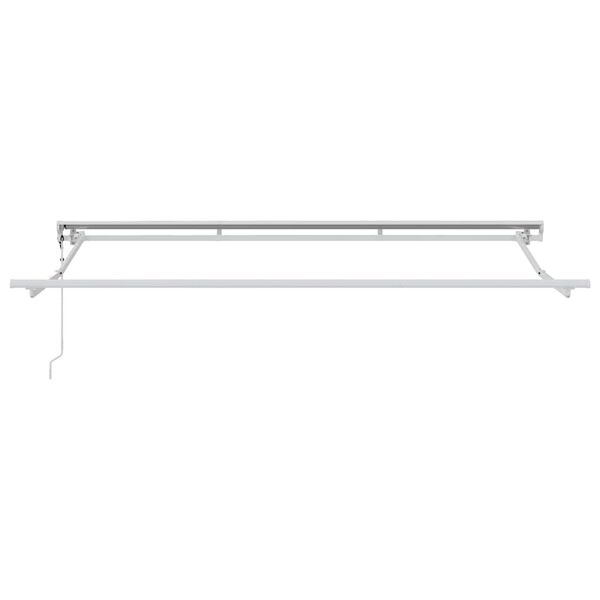 vidaXL Cadre de auvent Blanc 3.5 x 2 m