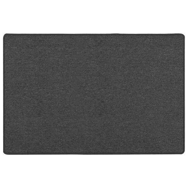 vidaXL Tapis Couloir Gris fonc&eacute; 100 x 150 cm 100% Polypropyl&egrave;ne