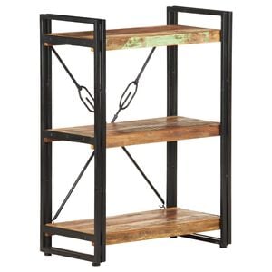 vidaXL Biblioth&egrave;que &agrave; 3 niveaux 60x30x80cm Bois de r&eacute;cup&eacute;ration massif