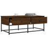 vidaXL Table basse chêne marron 100x51x40 cm bois d'ingénierie