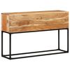 vidaXL Table console 120x30x75 cm Bois d'acacia massif