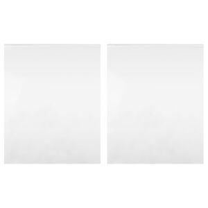 vidaXL Films de miroir 2 pcs auto-adh&eacute;sive 60x100 cm PET