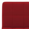 vidaXL Tabouret de bar Rouge bordeaux Velours