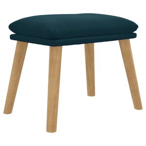 vidaXL Repose-pied Bleu 45x29,5x35 cm Velours