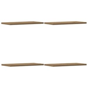 vidaXL &Eacute;tag&egrave;res murales 4 pcs ch&ecirc;ne artisanal 40x20x1,5 cm