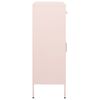 vidaXL Armoire de rangement Rose 80x35x101,5 cm Acier