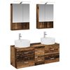 vidaXL Ensemble de mobilier de salle de bain 5 pcs Bois ancien