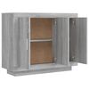 vidaXL Buffet Sonoma gris 92x35x75 cm Bois d'ingénierie